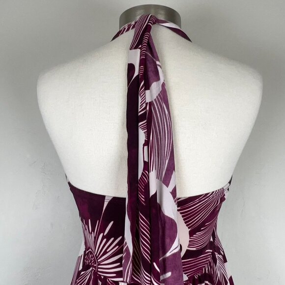 Trixxi Dress Women L Baby Doll Halter Top Floral Y2K‎ Hippie Easter Prom Formal - Picture 7 of 16